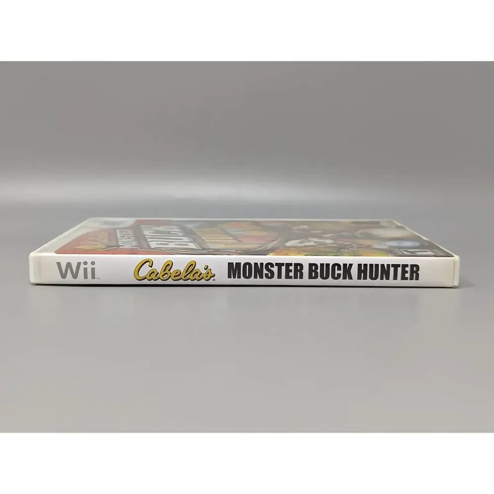 Cabelas Monster Buck Hunter Nintendo Wii Replacement Case & Manual Only No Game